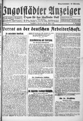 Ingolstädter Anzeiger Montag 26. März 1928