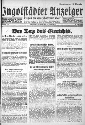 Ingolstädter Anzeiger Mittwoch 28. März 1928