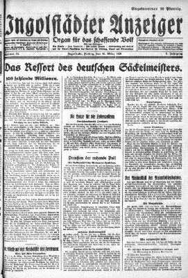 Ingolstädter Anzeiger Freitag 30. März 1928