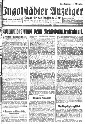 Ingolstädter Anzeiger Mittwoch 4. April 1928