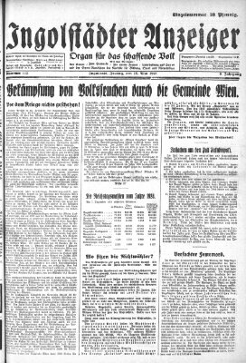 Ingolstädter Anzeiger Freitag 18. Mai 1928