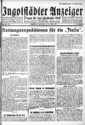 Ingolstädter Anzeiger Donnerstag 31. Mai 1928