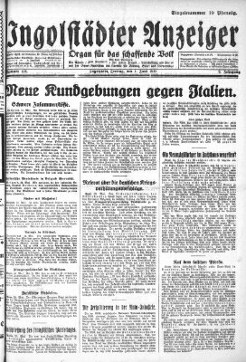 Ingolstädter Anzeiger Freitag 1. Juni 1928