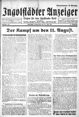 Ingolstädter Anzeiger Donnerstag 12. Juli 1928