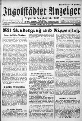 Ingolstädter Anzeiger Dienstag 24. Juli 1928