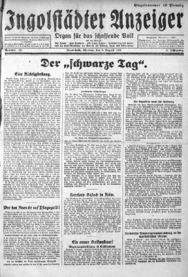 Ingolstädter Anzeiger Montag 6. August 1928