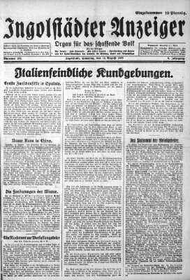 Ingolstädter Anzeiger Samstag 18. August 1928