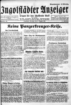 Ingolstädter Anzeiger Dienstag 21. August 1928