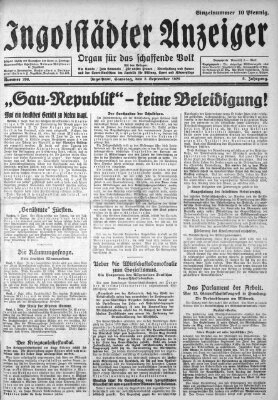 Ingolstädter Anzeiger Samstag 8. September 1928