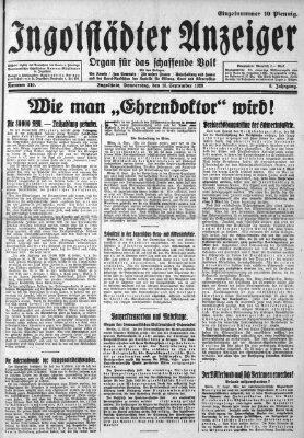 Ingolstädter Anzeiger Donnerstag 13. September 1928