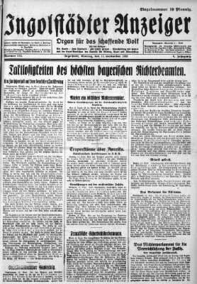 Ingolstädter Anzeiger Montag 17. September 1928