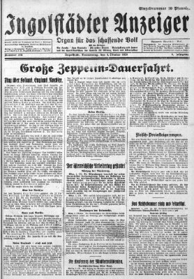 Ingolstädter Anzeiger Donnerstag 4. Oktober 1928