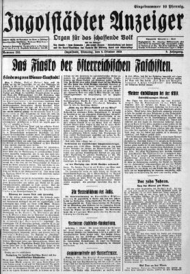 Ingolstädter Anzeiger Dienstag 9. Oktober 1928