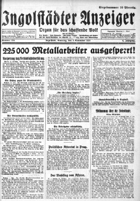 Ingolstädter Anzeiger Samstag 3. November 1928