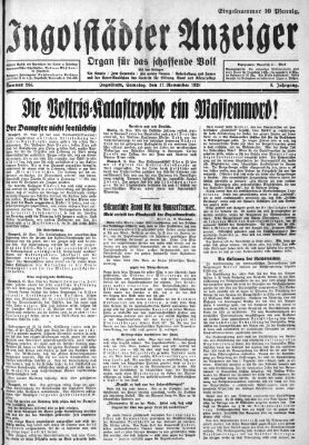 Ingolstädter Anzeiger Samstag 17. November 1928