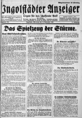 Ingolstädter Anzeiger Mittwoch 28. November 1928