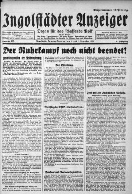 Ingolstädter Anzeiger Sunday 2. December 1928