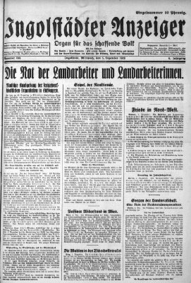 Ingolstädter Anzeiger Mittwoch 5. Dezember 1928