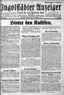 Ingolstädter Anzeiger Montag 17. Dezember 1928