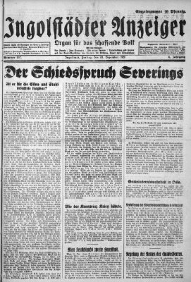 Ingolstädter Anzeiger Freitag 28. Dezember 1928