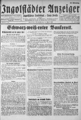 Ingolstädter Anzeiger Mittwoch 24. April 1929