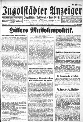 Ingolstädter Anzeiger Dienstag 7. Mai 1929