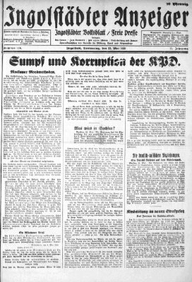 Ingolstädter Anzeiger Donnerstag 23. Mai 1929