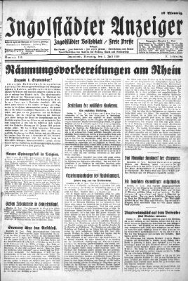 Ingolstädter Anzeiger Dienstag 2. Juli 1929