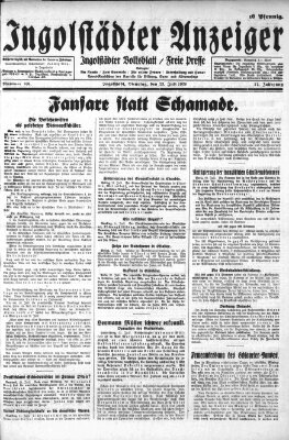 Ingolstädter Anzeiger Dienstag 23. Juli 1929