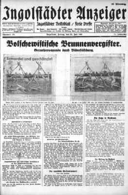 Ingolstädter Anzeiger Freitag 26. Juli 1929