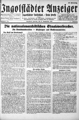 Ingolstädter Anzeiger Freitag 13. September 1929