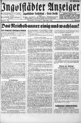 Ingolstädter Anzeiger Dienstag 24. September 1929