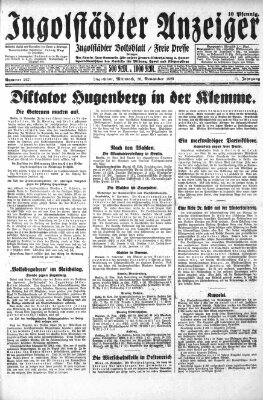 Ingolstädter Anzeiger Mittwoch 20. November 1929