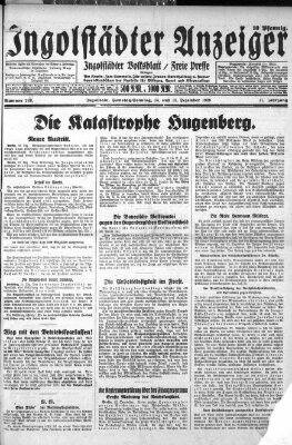 Ingolstädter Anzeiger Samstag 14. Dezember 1929