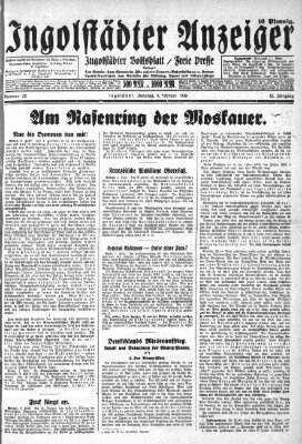 Ingolstädter Anzeiger Dienstag 4. Februar 1930