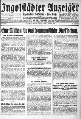 Ingolstädter Anzeiger Samstag 8. Februar 1930