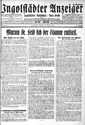 Ingolstädter Anzeiger Montag 10. Februar 1930