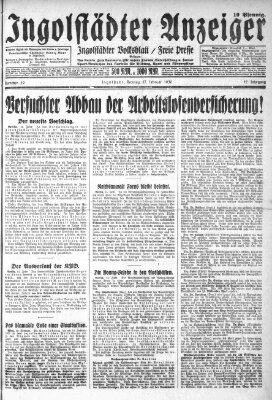 Ingolstädter Anzeiger Montag 17. Februar 1930