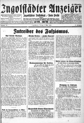 Ingolstädter Anzeiger Freitag 7. März 1930