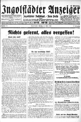 Ingolstädter Anzeiger Montag 31. März 1930