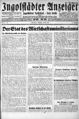 Ingolstädter Anzeiger Montag 12. Mai 1930