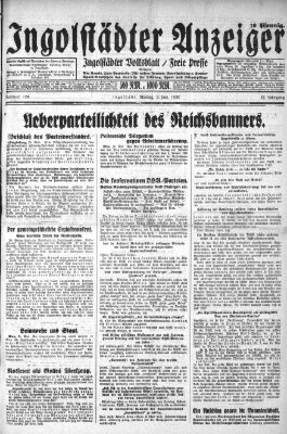 Ingolstädter Anzeiger Montag 2. Juni 1930