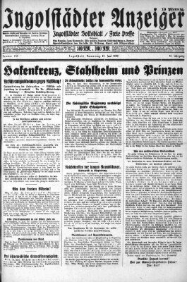 Ingolstädter Anzeiger Donnerstag 12. Juni 1930