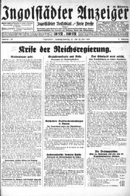 Ingolstädter Anzeiger Sonntag 22. Juni 1930