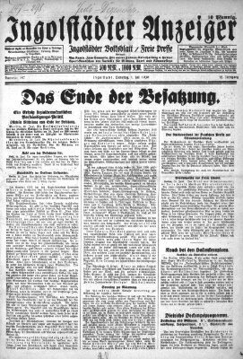 Ingolstädter Anzeiger Dienstag 1. Juli 1930