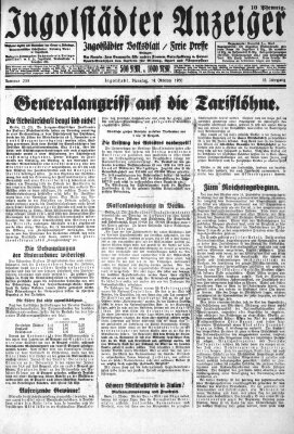 Ingolstädter Anzeiger Dienstag 14. Oktober 1930