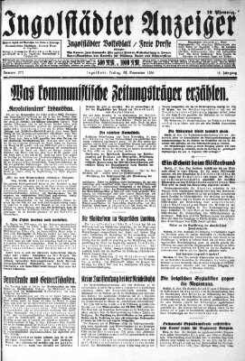 Ingolstädter Anzeiger Freitag 28. November 1930