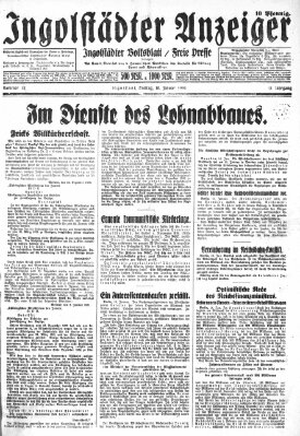 Ingolstädter Anzeiger Freitag 16. Januar 1931