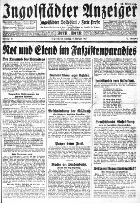 Ingolstädter Anzeiger Montag 9. Februar 1931