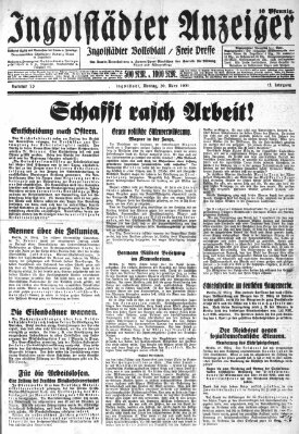 Ingolstädter Anzeiger Montag 30. März 1931